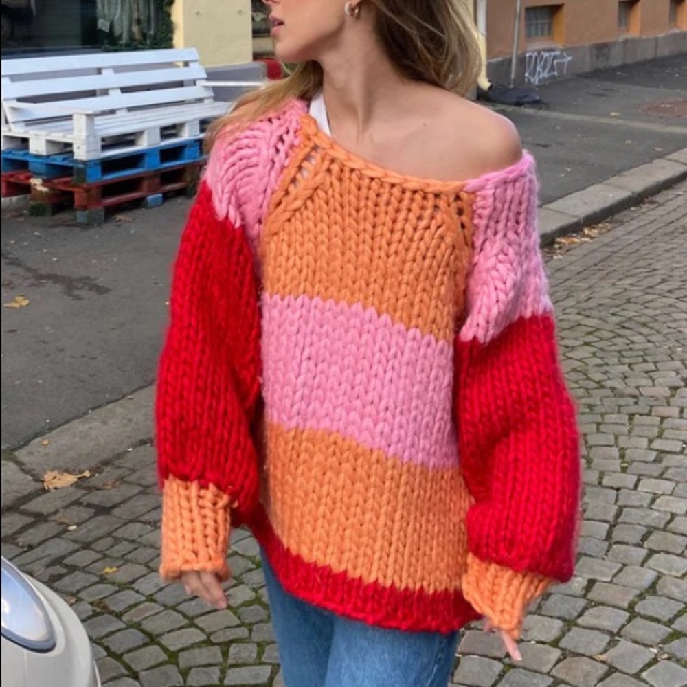 Verge Girl chunky knit sweater